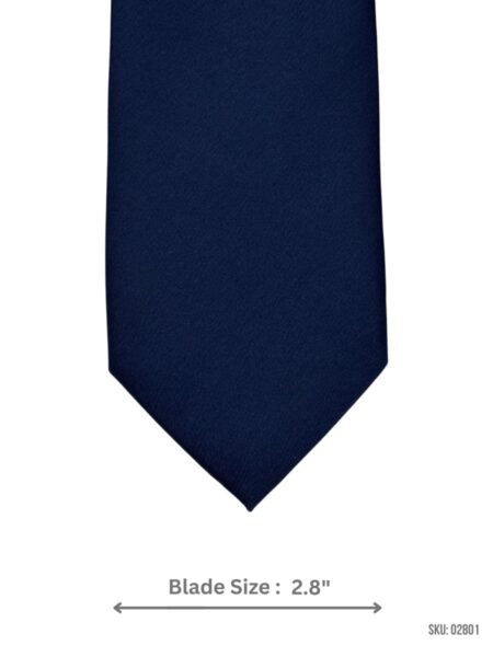 Solid Navy Blue Men’s Tie