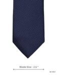 Navy Blue Tie with Micro Dot Texture