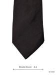 Solid Dark Brown Textured Tie