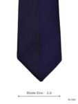 Dual‑Tone Navy Blue and Purple Textured Tie