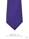 Purple Solid Textured Tie