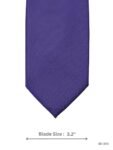 Solid Purple Plain Tie