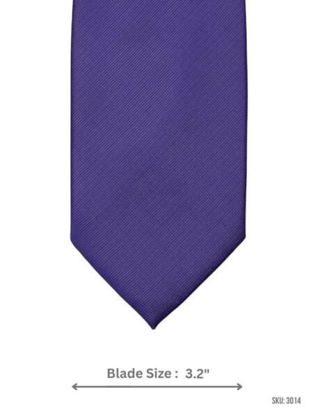 Solid Purple Plain Tie