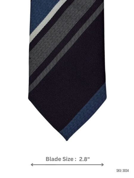 Solid Dark Purple Twill Tie