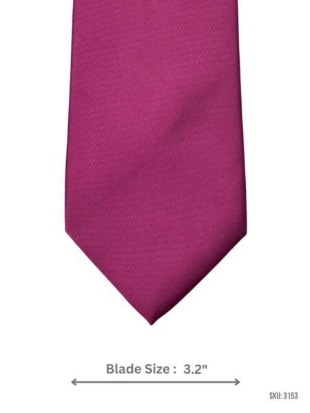 Berry Pink Solid Tie with Subtle Textured Weave