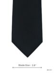 Black Tie with Tonal Grid Texture