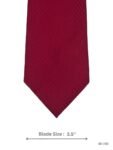 Burgundy Tie with Tonal Diagonal Stripe Texture