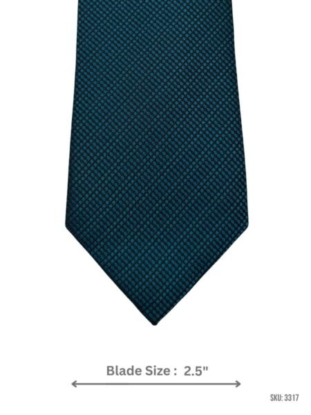 Teal Tie with Fine Micro Texture