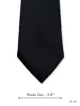 Black Solid Tie
