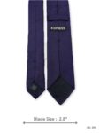 Dark Purple Textured Solid Tie – view 3